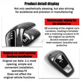 Suitable for Porsche Genuine Carbon Fiber Replaceable Gear Lever Cover New Cayenne and New Panamera for Lossless Installation