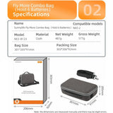 New Portable Carrying Case Shockproof Waterproof Storage Bag PU EVA Protective Handbag for DJI Neo 2 Accessories