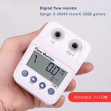 FLM-3 Portable Digital Flow Monitor Digital Display Multi-Functional Water Purification Filtration Automatic Alarm