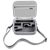 For DJI Osmo Mobile 7/7 Pro Carrying Case Travel Case with Secure Compartments Shockproof Splashproof Handheld Gimbal Accessory