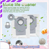 19PCS Replacement Parts For Roborock Q7 TF / Q7 TF+ Vacuum Cleaner Parts Main Side Brush Filter Mop Dust Bag