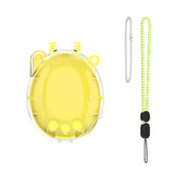 PC Protective Case Simple Shockproof Crystal Clear Protective Shell Anti-Scratch with Dustproof Cover for Tamagotchi Connection
