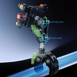 Five Claw Metal Vacuum Adsorption Car Phone Holder Bracket for Off-road Vehicles Sturdy Stable for 6.1-7.2 Inch Phones