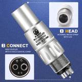Premium LED 61mm Internals Water Spray Quick Coupligs for Air Turbines High Speed Handpiece Connect 6 Holes SDentals Chair