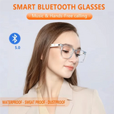 Bluetooth 5.3 Sunglasses Stereo Music Fashionable Versatile Double Magnetic Mirror