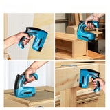 Electric Nail Gun 2 in1 Portable Furniture Pneumatic Gun Air Nail Gun LED Light with 2000pcs Staples Nail Gun DIY Tools