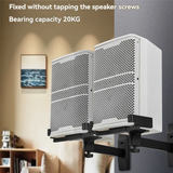 1Pcs Sound Speaker Wall Mount Speaker Bracket Hanger Adjustable Angle Surrounding Wall Hanging Rack Hifi Bookshelf Box
