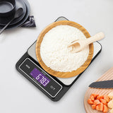 6kg/0.1g 10kg/1g Digital Touch Kitchen Scale Fully Waterproof Stainless Steel Weighing Recharge Scales Baking Measuring Tools