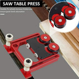Adjustable Thin Rip Jig Anti-Rebound Feather Board Tool Stock Guide Roller Aluminum Alloy One-Way Table Saw Feeding Guide Roller