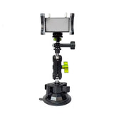 Universal Car Suction Cup Mount with Adjustable Metal Magic Arm Stand for GoPro/Insta360 & DJI Action & Action2 and Phones