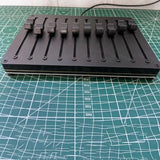 USB/type-C interface DAW software, 10-channel MIDI controller faders - customizable CC messages