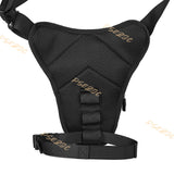 Motorcycle Drooping Waist and Leg Bag Thighs with Raised Hips Waterproof Motorcycle Travel Phone Wallet Waist Bag