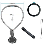 Portable Quick Release Magnetic Neck Mount Hand Free Universal Mobile Holder Neck Cell Phone Holder Vlog Selfie