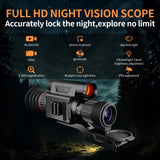 DS-X7 4K UHD Professional Infrared Night Vision Scope Sight Waterproof Digital Monocular Tactical Telescope Camera for Hunting