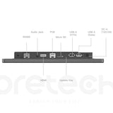 10 Inch Home Automation On-wall Panel with POE RS485 KNX Wall-mounted Touchscreen Tablet Zigbee Android Tablet PC for Wall Mount