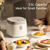 2.5L Electric Rice Cooker with Titanium Liner for 2-3 People MultiCooker Smart Steamed Rice Kitchen Machine 220V
