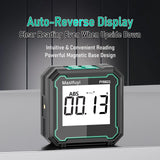 MASTFUYI Digital Electronic Level Angle Finder 4×90° Magnetic Inclinometer Protractor Precision Level Box for Woodworking