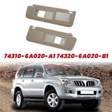 Exclusive 1Pair Car Sunvisor With Mirror LED Lamp For Toyota Land Cruiser J12 Prado LC120 2003-2009 74310-6A020-A1 74320-6A020-B