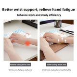 New Wooden Keyboard Wrist Rest Ergonomic Stain Resistant Rest Palm Pad for 60/87/104 Keys Walnut Wood Mechanical Keyboard Pad