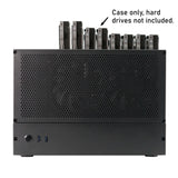 L8 8-Bay+3 NAS Chassis Case, ATX/MATX Memory Server Chassis Compatible with 315mm GPU Black