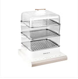 Large Capacity Intelligent Three-Layer Electric Steamer for Household Use Features Intelligent Reservation Prevent Dry Burning