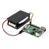 Raspberry Pi 4B/Pi 5 UPS Power Module UPS Uninterruptible Power Supply with 5V 5A Output, Support for Pass-Through Charging  I2C