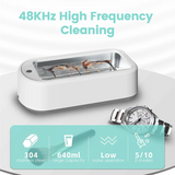 ABWG-Ultrasonic Cleaner for Jewelry, 40W 48KHz Portable Ultrasonic Cleaner Machine for Cleaning,Eyeglass, Watche, US