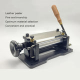 Leather Splitter Shovel Leatherworking Manual Skin Skiving Machine Leather Peeling Machine shredder hand peeler