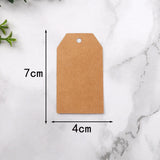 1000pcs 7x4cm Paper Tags Gift Clothing Hang Tags