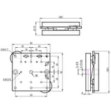 LSD-BD-604 Manual 2-axis tilt platform - Precise fine-tuning tilt line rotation optical displacement slide