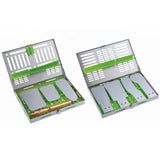 Medical Equipment Stainless Steel Lab Mirror Cassette Sterilization Trays for Orthodontics Photography Mirror