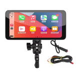 Wireless Carplay Android Auto Bluetooth Display 6.5Inch Motorcycle Smart Screen IP67 Waterproof Removable Bracket