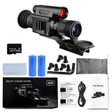 DS-X7 4K UHD Professional Infrared Night Vision Scope Sight Waterproof Digital Monocular Tactical Telescope Camera for Hunting