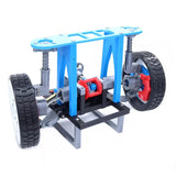3D Printed Car Suspension System Model with Steering Wheel, Differential & Shock Absorber for Educational Display