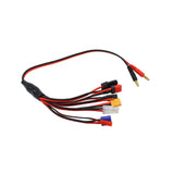 For RC Car For Rechargeable Battery-Powered Aircraft Model 8 In 1 Lipo Battery Charger Multi Charging Plug Convert Silicon Cable