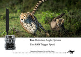 Wiilfine 5.8CS 24MP 4G Cloud Storage Trail Camera Photo Traps with Invisible LEDs GPS for Wildlife Hunting Monitoring