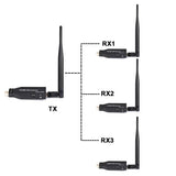 50m Wireless HDMI Extender Video Transmitter Receiver 1 To 2 3 4 1x4 Display for TV Box Camera Laptop PC To TV Monitor Projector
