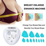 24-Cup Vacuum Breast Enhancement Therapy Machine Lymphatic Massage & Hip Amplification Pump for Body Slimming and Chest Firming