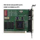ISA RS232 Serial and Parallel Port Expansion Card ISA COM1 COM2 LPT Card PC Adapter