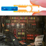 100pcs Micro2 Blade Fuses Assortment Kit (5A,7.5A,10A,15A,20A,25A,30A) with Fuse Puller, ATR Micro2 Fuse for Truck SUV Boat RV