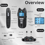 X13-4 Remote 1600FT Dog Training Collar - Training Effect Obvious, Waterproof Rechargeable Electric Dog Shock Collar For 4Dog