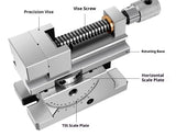 High Precision 2-Inch Universal Grinder Precision Vise Screw Sine Slope Adjustable Angle Screw Tool Precision 0.005mm