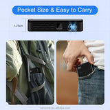 P09-II Best Mini 4K LED 3D 9 Touch Screen Wifi Pocket Projector with Built-in Battery for Home Theater