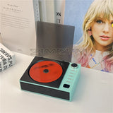 Retro CD Player Charging Model With Screen 3.5mm Audio Cable Portable Multifunctional Bluetooth Speaker 5V-2A