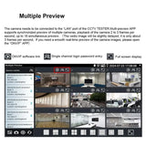 -8K IP Camera Tester With Poe, CCTV Test 8MP CVI TVI AHD Analog, 5.4Inch Touchscreen RJ45 Cable TDR Tester RS485 VGA EU EU
