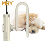 MRY Neck-Hanging Pet Dryer Hands-Free 360 Adjustable Low Noise Adjustable Temperature Ultra-Light Pet Hair Dryer For Cats Dogs
