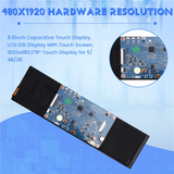 8.8Inch Capacitive Touch Display,LCD DSI Display MIPI Touch Screen, 1920X480,178° Touch Display For Raspberry Pi 5