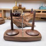 Dual Yarn Holder Spinning Tool Wool Winding Machine – Smooth Rotating Yarn Winder for Thick & Thin Yarn