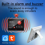 Tuya Smart Home Security Alarm System Wi-Fi 4G Wireless Panel Remote Control Infrared Human Body Detection Home Burglar System