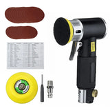 48pcs Orbit Air Sander Mini Pneumatic 1/2/3inch Grinding Machine Set for Car Polishing High Speed Air Powered Polisher Air tool